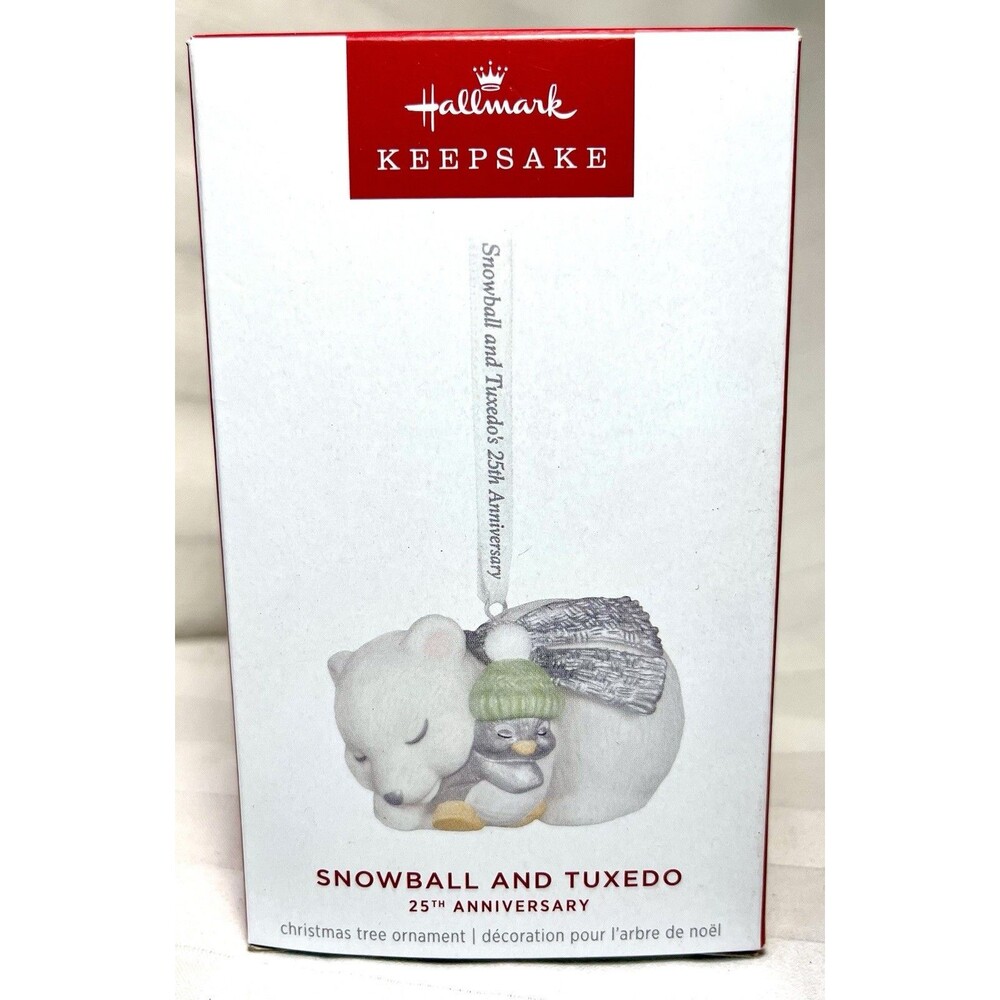 HALLMARK ORNAMENT ~ SNOWBALL and TUXEDO ~ 25TH ANNIVERSARY ~ 2025 *NEW